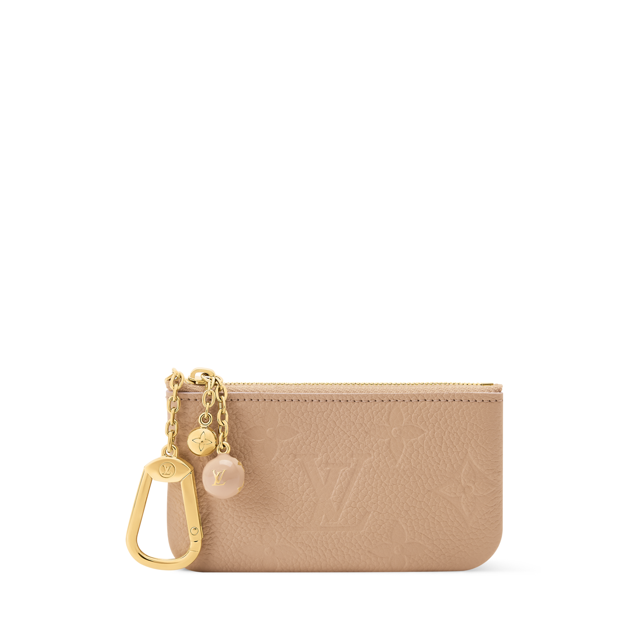 Key Pouch - Luxury Monogram Empreinte Leather Pink | LOUIS VUITTON